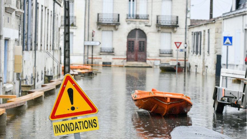 Inondation Sainte (Charente) 8 février 2021 / Copyright : DARRI/MAIF